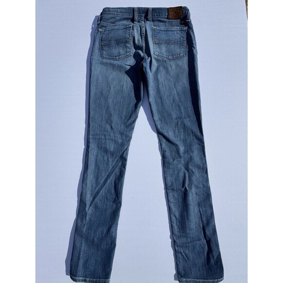 Lucky Brand Charlie Skinny Jeans Women’s 28 Medium Wash Distressed Denim - Picture 11 of 12